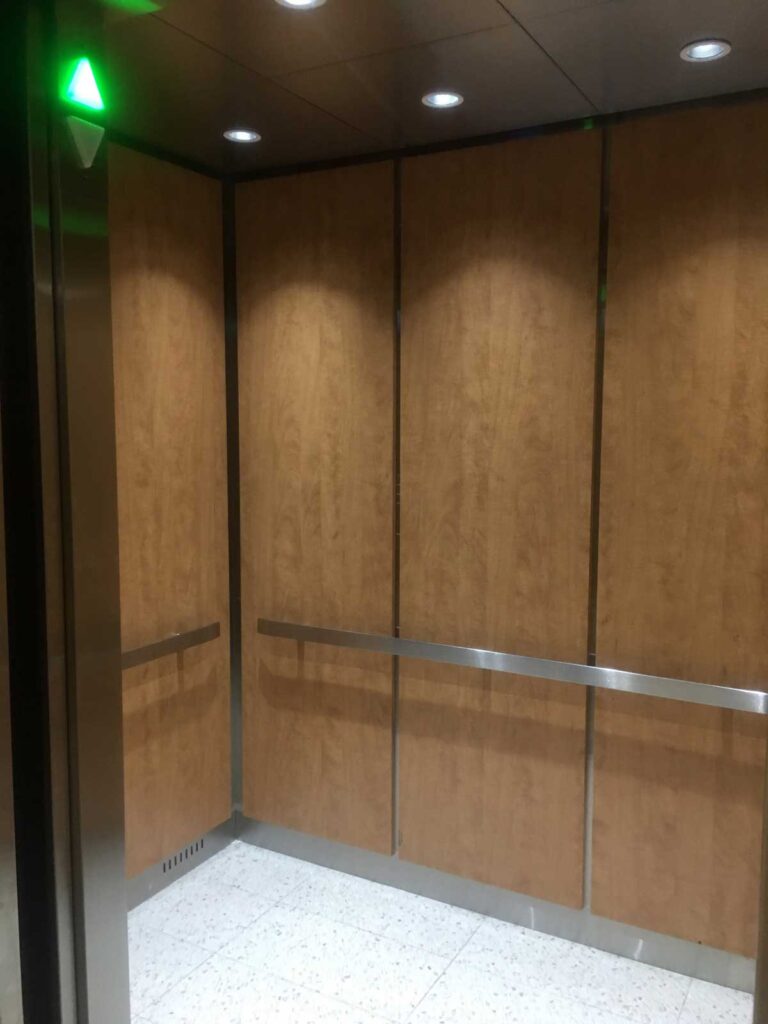 Palmetto Hospital Elevator Interior Design